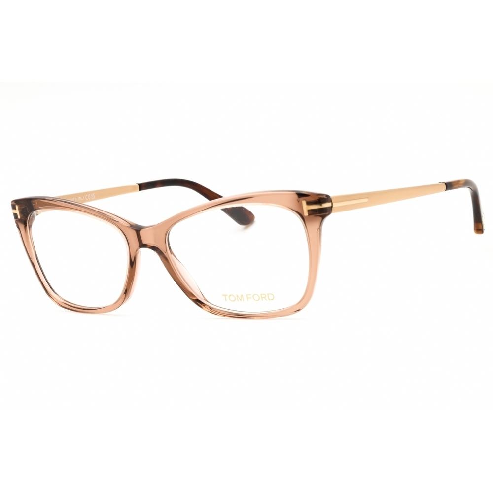 NWT Tom Ford FT5353 Light Brown Cat Eye 52mm Eyeglasses